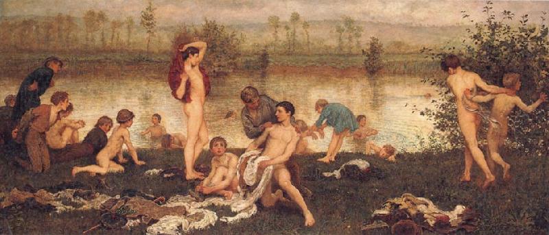 The Bathers, Frederick Walker,ARA,RWS